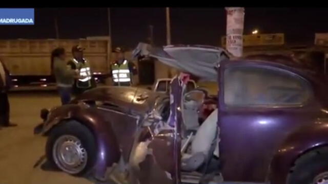 Accidente vehicular deja un muerto en Villa El Salvador [VIDEO]