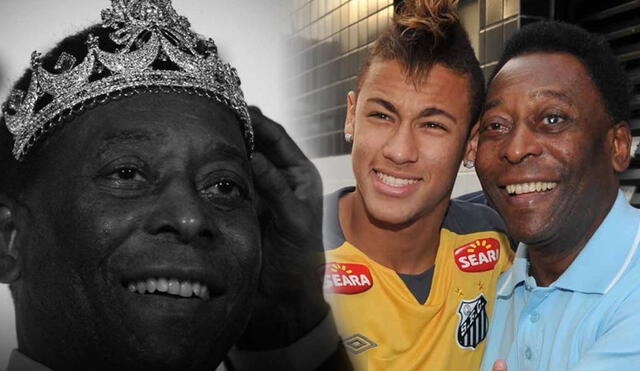 Neymar y Pelé se formaron en el Santos de Brasil. Foto: composición LR/Instagram