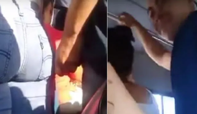 Indignación en Facebook por lo que hizo sujeto a joven pasajera [VIDEO]