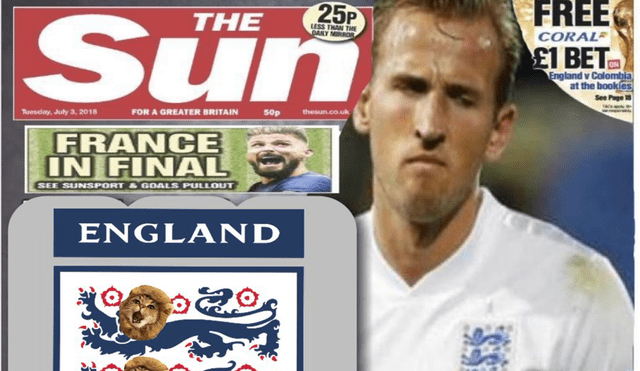 Colombia se venga de la portada de ‘The Sun’ tras derrota de Inglaterra