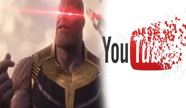 Acusan a Thanos de ser el culpable de la caída de YouTube [IMÁGENES]