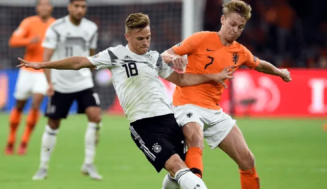 Alemanes y holandeses juegan el partido más interesante de la fecha. Créditos: AFP