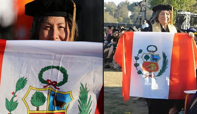 Peruana de 70 años obtiene doctorado en California y es destacada por medios de EE.UU.