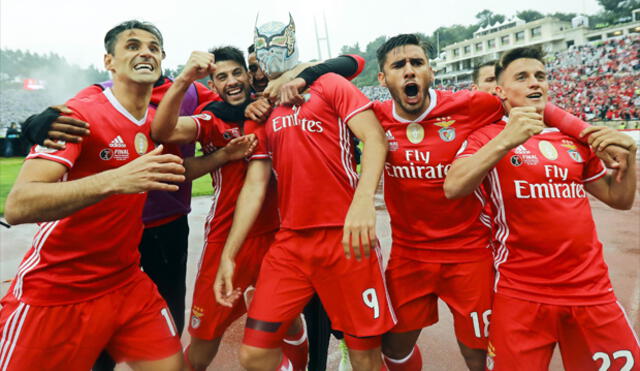 Benfica venció 2-1 al Vitoria Guimaraes y es el campeón de la Copa de Portugal