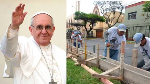 Papa Francisco en Perú: aceleran trabajos de recuperación de vías en Surco