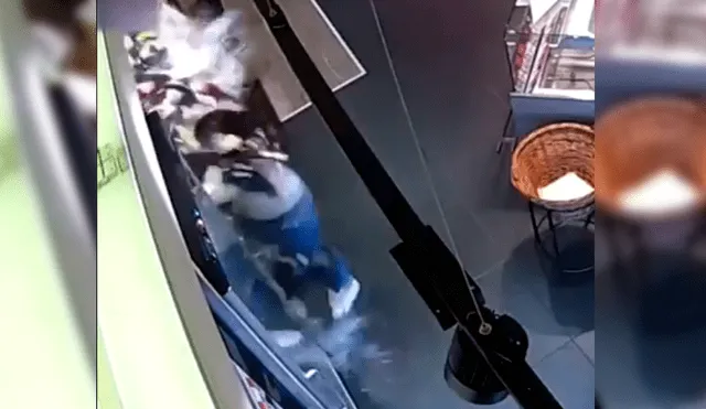 YouTube viral: revisa cámara de seguridad y descubre quién destruyó su tienda en cuestión de segundos