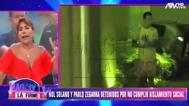 Magaly Medina criticó a Nolberto Solano por discusión con Jaime Chincha. Foto: Captura