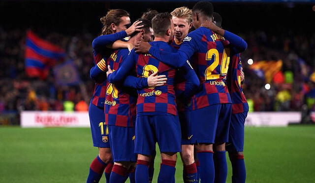 Cinco futbolistas del primer equipo y dos del cuerpo técnico dieron positivo para COVID-19. Foto: Prensa FC Barcelona