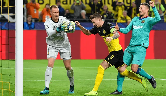 Sigue aquí EN VIVO ONLINE el Barcelona vs. Borussia Dortmund por la fecha 5 del Grupo F de la UEFA Champions League 2019-2020. | Foto: AFP
