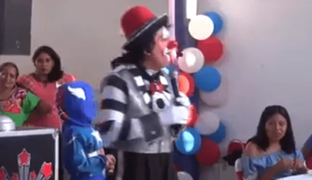 Facebook viral: niño 'trolea' a payaso que animaba su fiesta de cumpleaños [VIDEO]