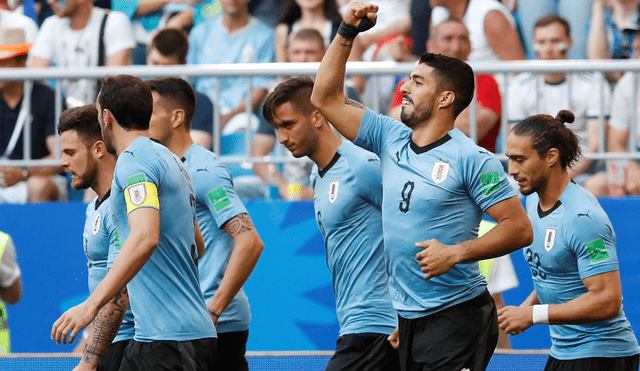 Uruguay goleó 3-0 a Rusia y quedó líder del Grupo A [RESUMEN Y GOLES]