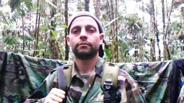 Facundo Morales Schoenfeld, alias Camilo, integra las FARC y fue herido de bala durante las protestas en Bolivia. Foto: Difusión