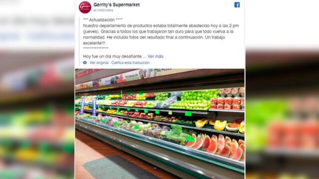 Coronavirus: mujer tose sobre productos en supermercado y gerente de la tienda los desecha [FOTOS]