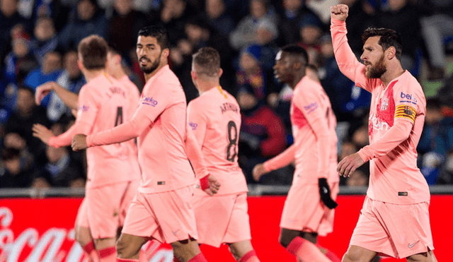 Barcelona ganó 2-1 a Getafe con goles de Lionel Messi y Luis Suárez [RESUMEN]