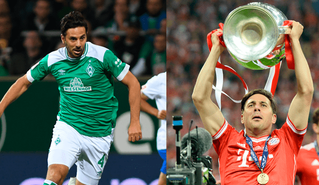 Claudio Pizarro sueña con partido de despedida entre Werder Bremen y Bayern Múnich.