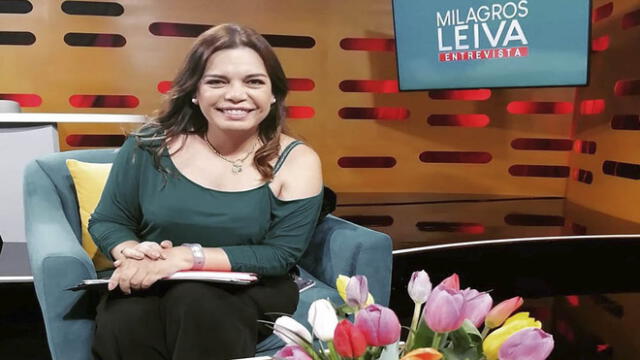 Milagros Leiva presentadora de noticias en Willax TV