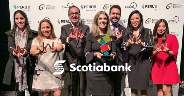Perú 2021 reconoce a Scotiabank y CrediScotia como empresas Socialmente Responsables