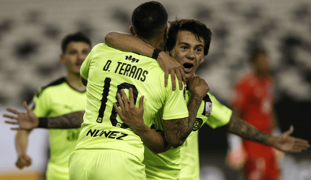 Rebollo abrió el marcador para Peñarol. (Créditos: AFP)