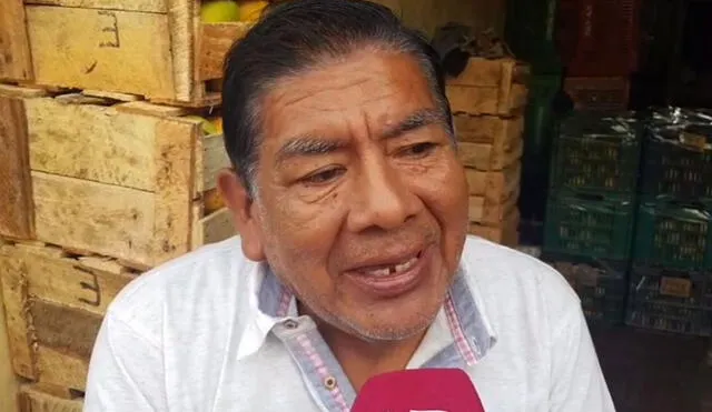 Billy Suñe, secretario del Sindicato de Comerciantes Mayoristas. Foto: captura/LR