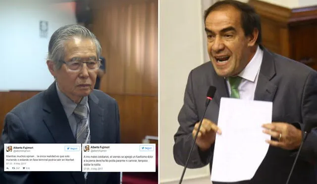 Yonhy Lescano le responde a Alberto Fujimori por sus constantes tuits sobre su salud
