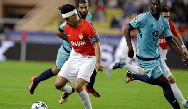 AS Mónaco, con Falcao de titular, cayó 0-3 ante Porto por la Champions League 