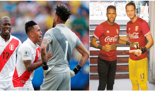 Pedro Gallese recibió consejos de Diego Penny tras booper en la Copa América 2019. | Foto: GLR