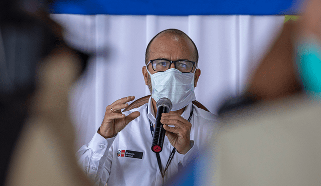 Víctor Zamora juró como ministro de Salud el 20 de marzo, en medio de la pandemia del coronavirus. Foto: Minsa.