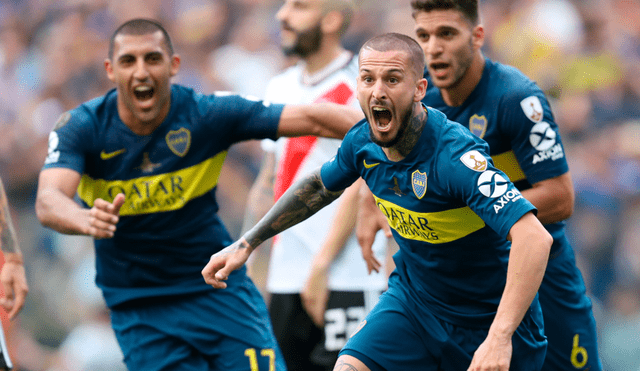 Boca vs River: formidable cabezazo de Benedetto para el 2-1 ‘Xeneize’ [VIDEO]