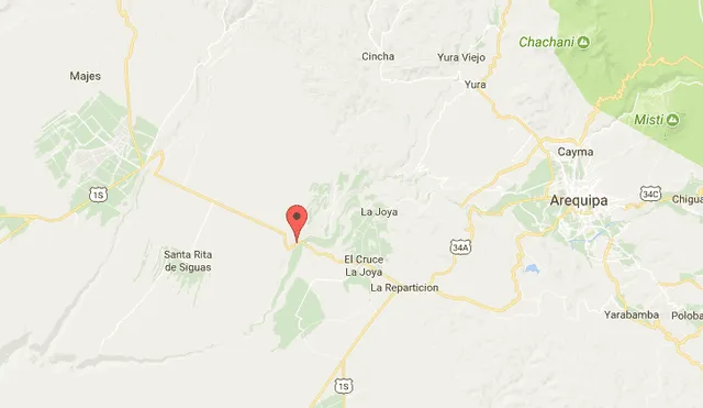 Sismo de 3.9 grados Richter sacudió Arequipa esta madrugada