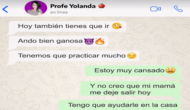 WhatsApp: Maestra y estudiante protagonizan polémica conversación "hot" [VIDEO]