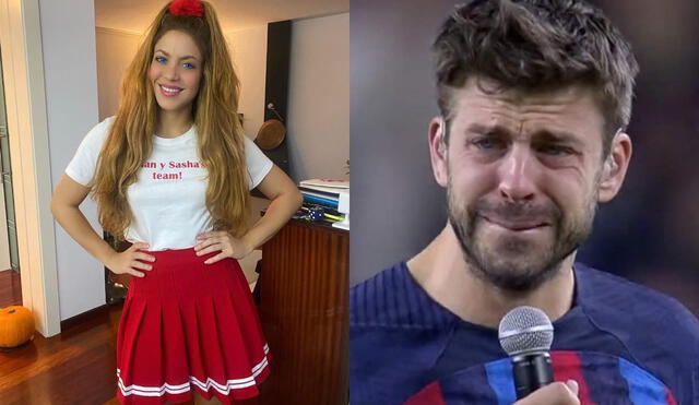 Gerard Piqué estuvo muy triste tras su último partido con el FC Barcelon. Foto: composición LR/Shakira/Instagram/Twitter