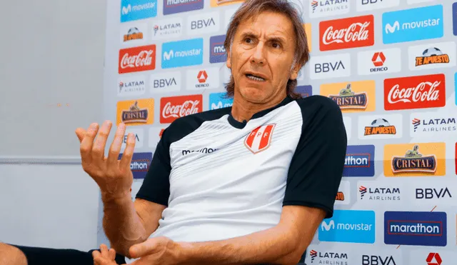 Ricardo Gareca. entrenador de la selección peruana.