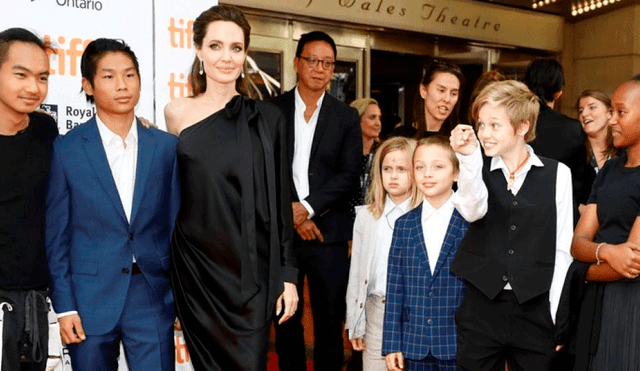 Hijos de Angelina Jolie preocupados por adicción de Brad Pitt