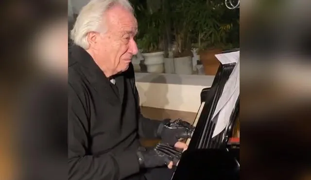 El famoso pianista João Carlos Martins volvió a tocar luego de varios años. Foto: Twitter