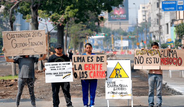 Luis Castañeda: los 100 días de protesta del bypass de 28 de julio [FOTOS]