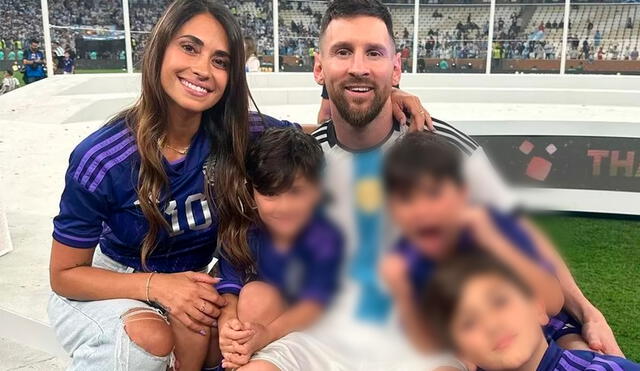 Lionel Messi fue acompañado por su familia en el Mundial Qatar 2022. Foto: AFP