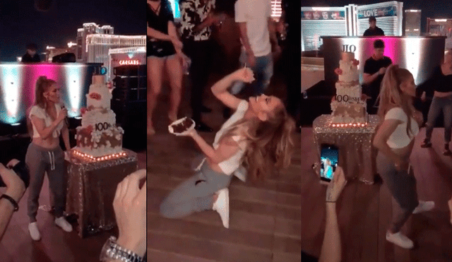 YouTube: Difunden videos de cómo Jennifer Lopez celebra sus 100 shows en Las Vegas