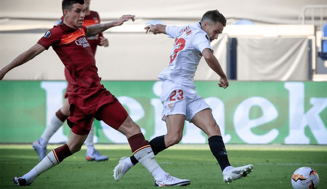 Sevilla vs. Roma por la Eurpa League. | Foto: EFE