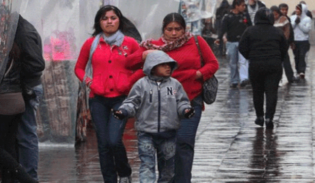 Senamhi alerta de lluvias e incremento del frío en Arequipa