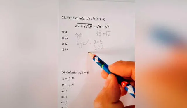 Desliza las imágenes para ver la solución de este problema matemático que se hizo viral en redes sociales. Foto: captura de TikTok/jeffrey.navarro