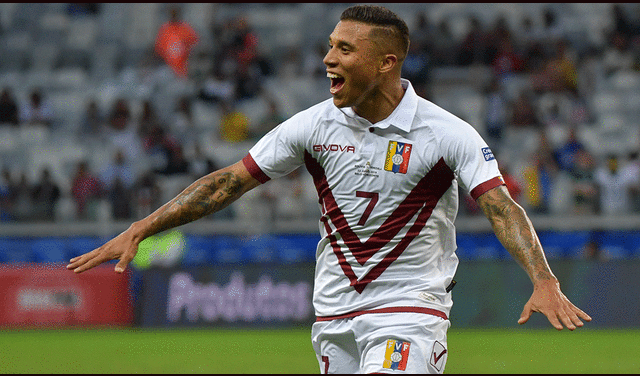 Venezuela vs. Bolivia: Darwin Machís anotó su doblete en partido de la Copa América 2019. | Foto: AFP