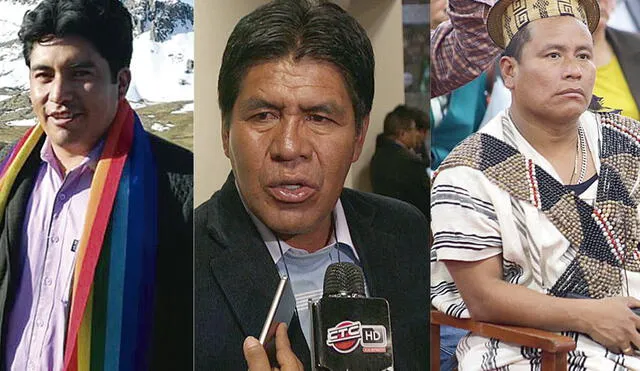 EN PROBLEMAS. Jorge Quispe y Lolo Arenas podrían ser revocados, mientras que Daniel Ríos es investigado por delitos graves.