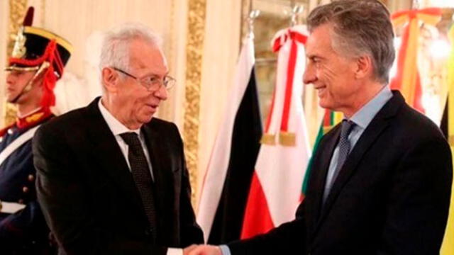 El embajador de México en Argentina entregó las credenciales al presidente Mauricio Macri. foto: