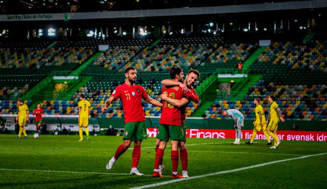 Portugal y Suecia se enfrentan por la UEFA Liga de Naciones. Foto: AFP.