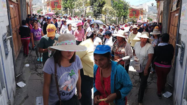 Pobladores de Ayacucho marchan para exigir el cierre del Congreso [VIDEO]