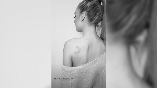 Ester Expósito estrena nuevo tatuaje con atrevida foto en Instagram