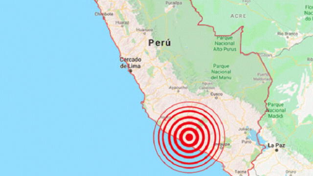 Sismo de magnitud 3.8 se registró esta tarde en Arequipa 