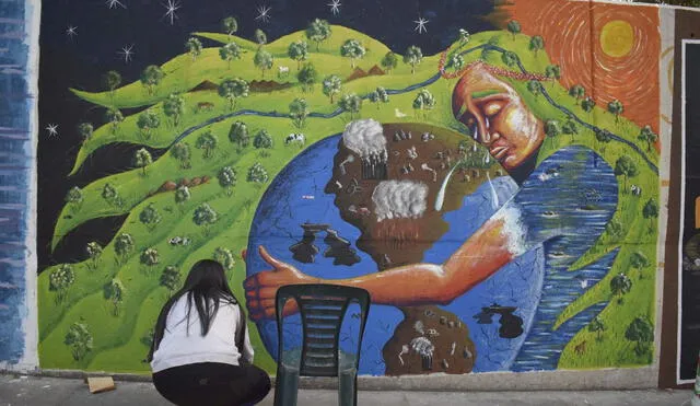 Murales con mensajes medio ambientales adornan el centro de Arequipa | FOTOGALERIA