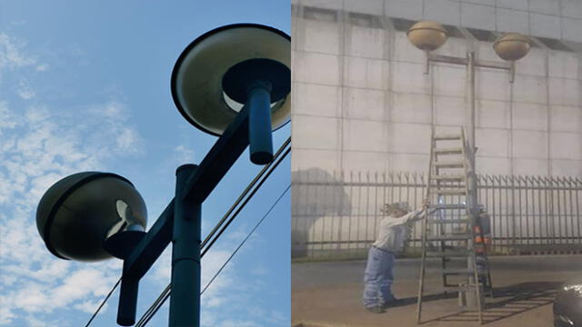 Surco: lámparas de poste de alumbrado fueron retiradas