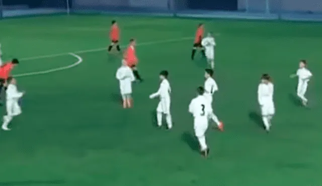 Promesa del fútbol peruano debuta en Real Madrid con golazo al estilo de Oliver Atom [VIDEO]